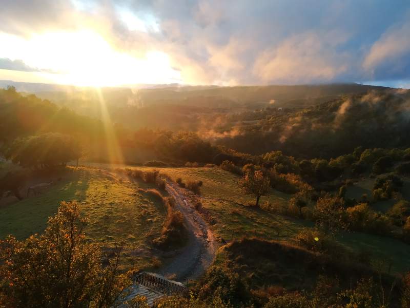 Posta de sol des de casa